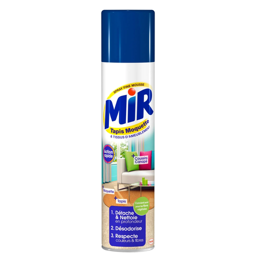 [3178047165017] MIR Foaming cleaning spray for carpets, rugs & upholstery 600 ml