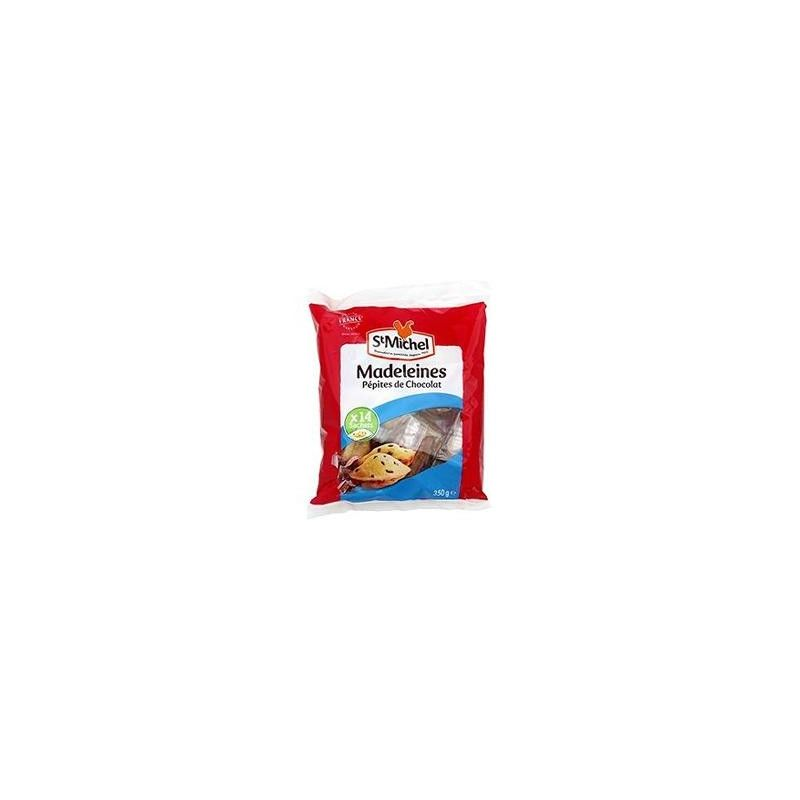 ST MICHEL Magdalenas Pepitas de Chocolate Individuales 350 g