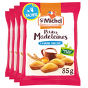 ST MICHEL Madeleines nature fraîcheur 4x5 madeleines 4 sachets de 85 g