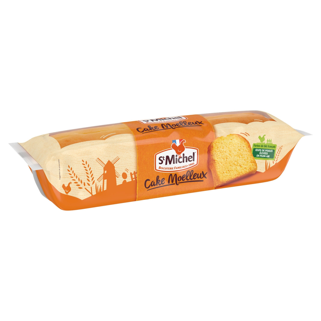 ST MICHEL Bizcocho tierno con leche fresca 500 g