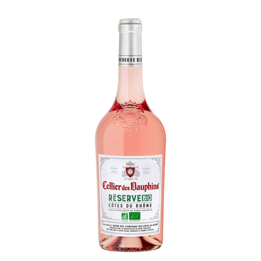 [3179075024062] CELLIER DES DAUPHINS Vinho rosé AOP Côtes du Rhône Bio 75 cl