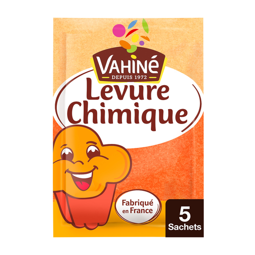 [3179140163818] VAHINE Baking Powder 5 sachets of 11 g