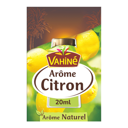 [3179140203361] VAHINE Natural Lemon Flavor 20 ml