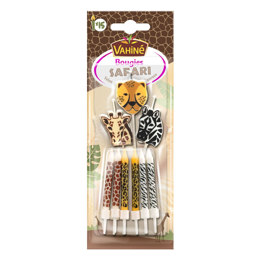 [3179142000142] VAHINE Velas safari blister de 15