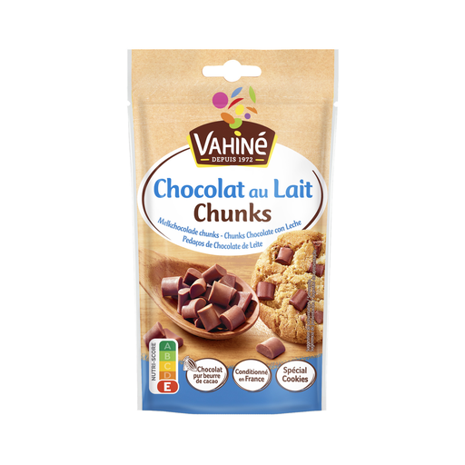 [3179142000418] VAHINE Pépites chunks au chocolat au lait 100 g