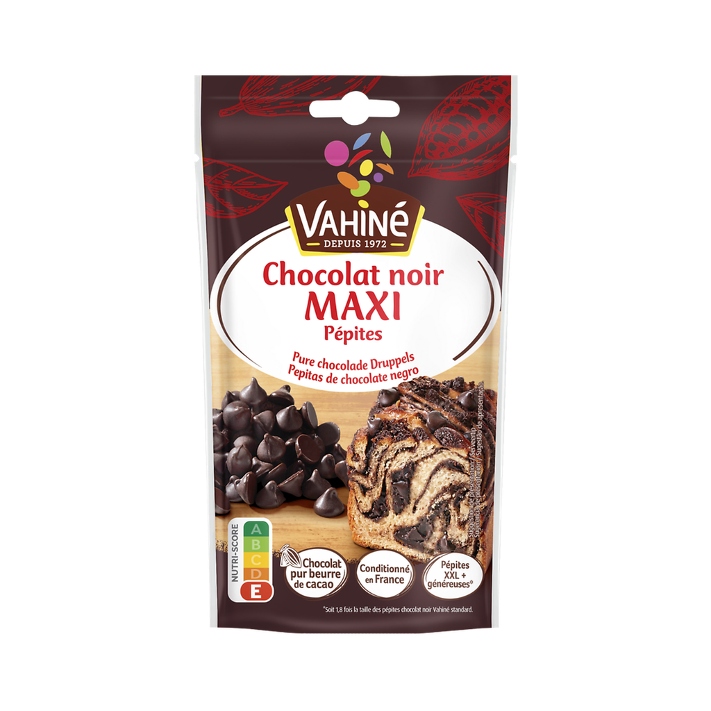 VAHINE Maxi Pepitas de chocolate negro 100 g