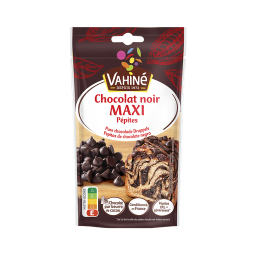 [3179142040070] VAHINE Maxi Pépites chocolat noir 100 g