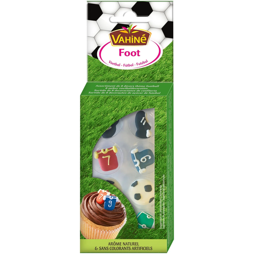 [3179142053728] VAHINE Décors foot en sucre 37 g