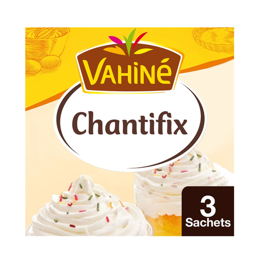 [3179142054404] VAHINE Chantifix Whipped Cream Stabilizer 3 sachets of 6.5 g