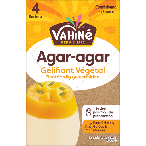 [3179142054428] VAHINE Gelificante vegetal Agar-agar 4 x 2 g