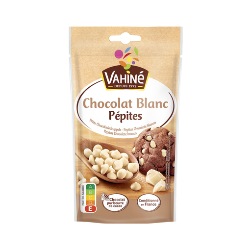 [3179142054466] VAHINE White chocolate chips 100 g