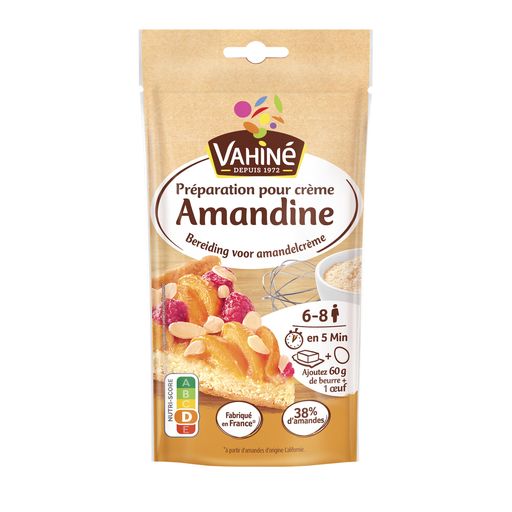 [3179142055623] VAHINE Almond Tart Cream Mix 200 g