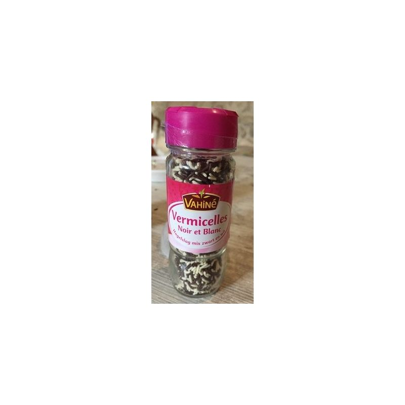 VAHINE Black and white sprinkles 65 g