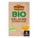 VAHINE Organic Gelatin Sheets 6 sheets 10 g
