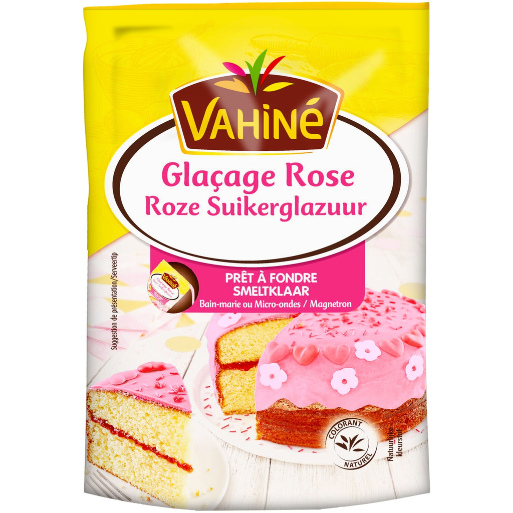 VAHINE Glaçage Rose 120 g
