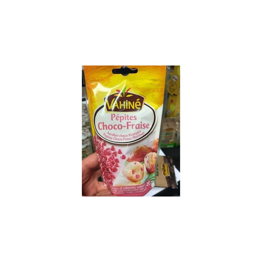 [3179142057191] VAHINE Chocolate Strawberry Chips 100 g