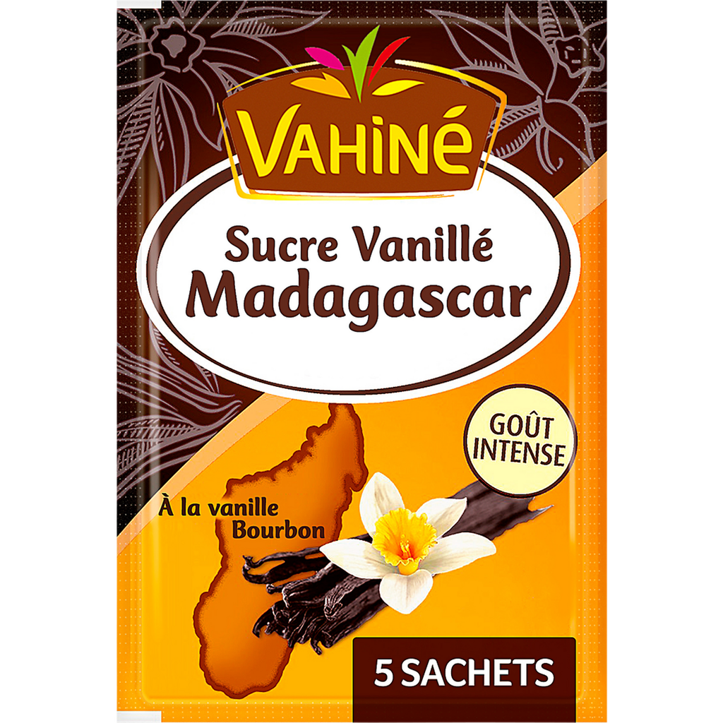 VAHINE Madagascar Vanilla Sugar 5 sachets 7.5g