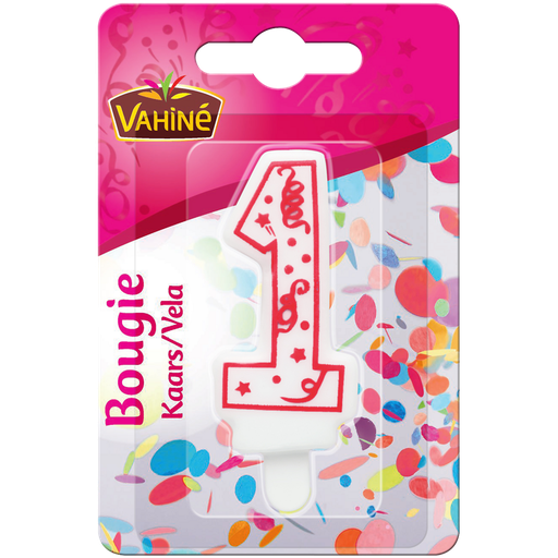 [3179142709304] VAHINE Vela número adulto n°1 1 pieza 12 g