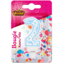 VAHINE Adult number candle n°2 1 piece 12 g