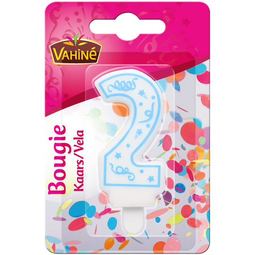 [3179142709403] VAHINE Adult number candle n°2 1 piece 12 g