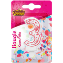 VAHINE Bougie chiffre 3 12 g
