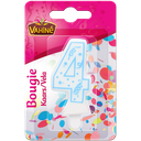 VAHINE Bougie chiffre adulte n°4 12 g
