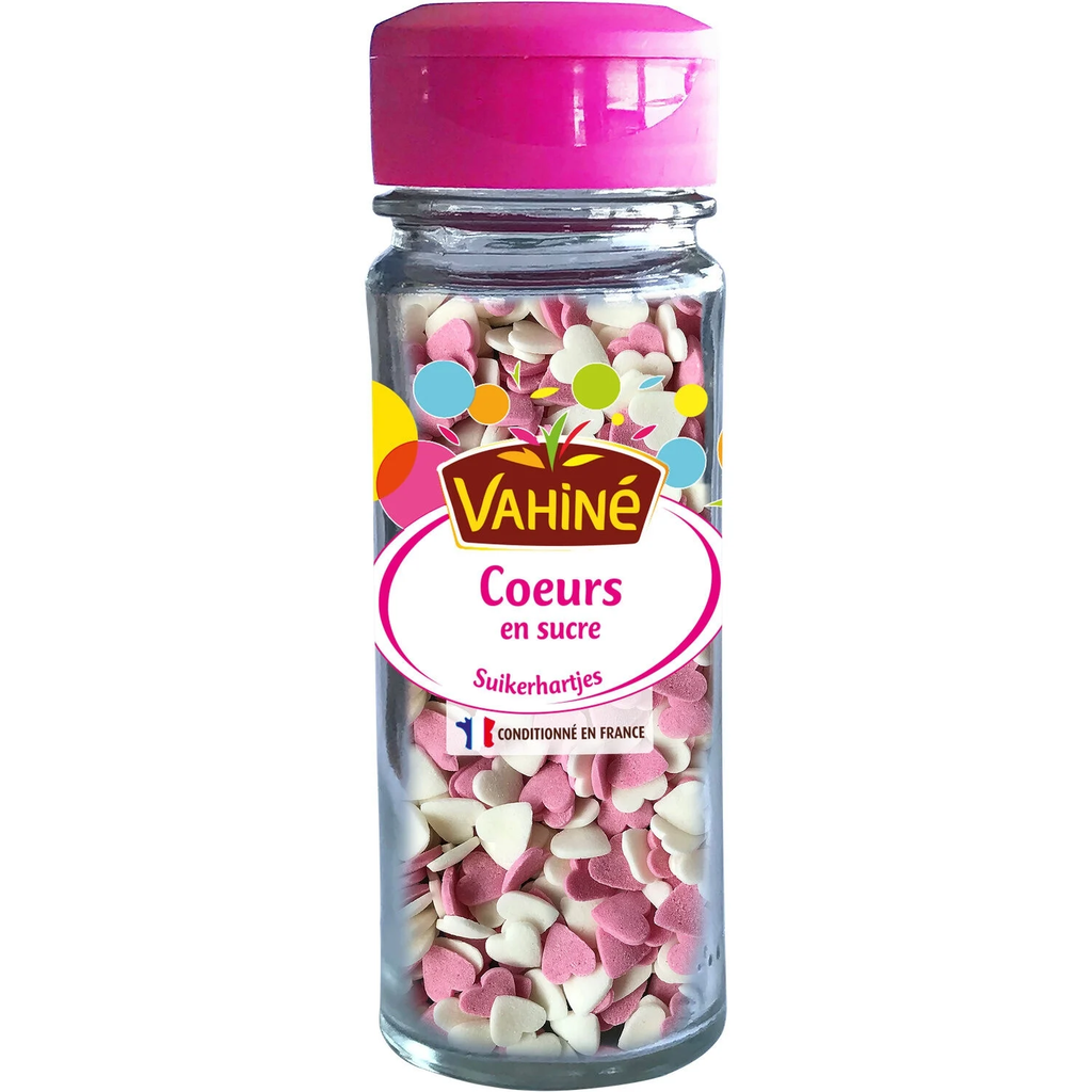 VAHINE Décors Cœurs en Sucre 55 g