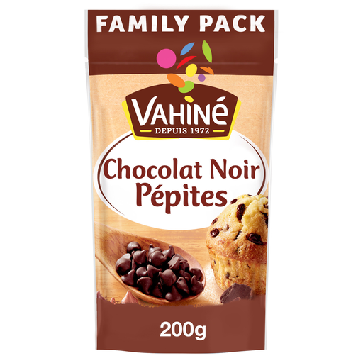 [3179142787401] VAHINE Dark Chocolate Chips Family Pack 200 g