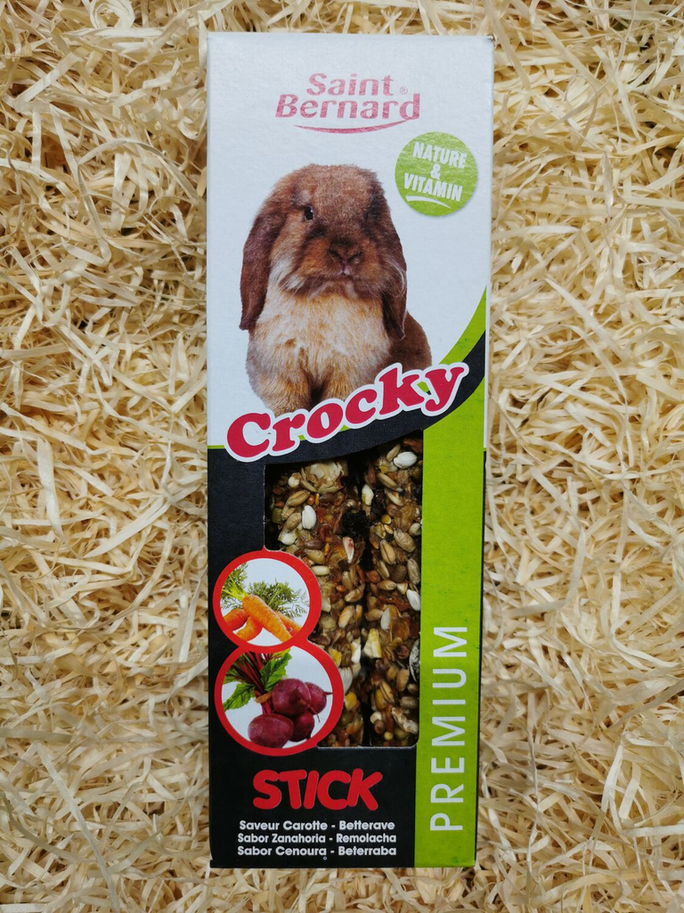 SAINT BERNARD Stick lapin crocky 115 g