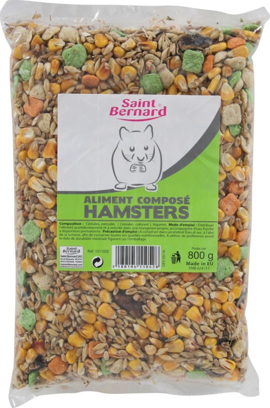 Saint Bernard Graine Pour Hamsters 800G