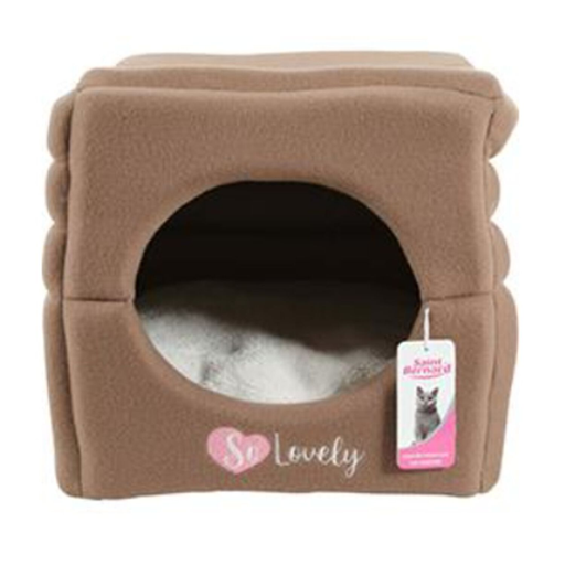 [3180196600035] SAINT BERNARD Cube 2 en 1 chat lily
