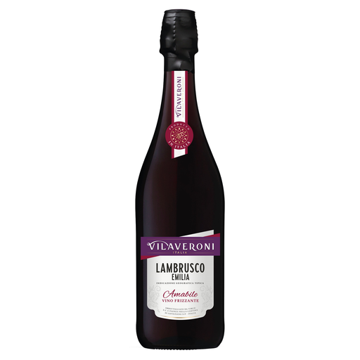 [3180280403399] VILAVERONI Vin rouge pétillant Lambrusco Emilia I.G.P. 0,75 L