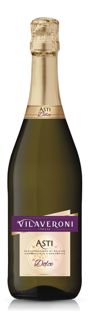 VILAVERONI White Sparkling Wine A.O.P. Sweet Italy Asti 0.75 L