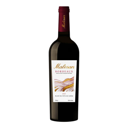 [3180280413534] MALESAN Red wine Bordeaux AOP aged in oak barrels 0.75 L