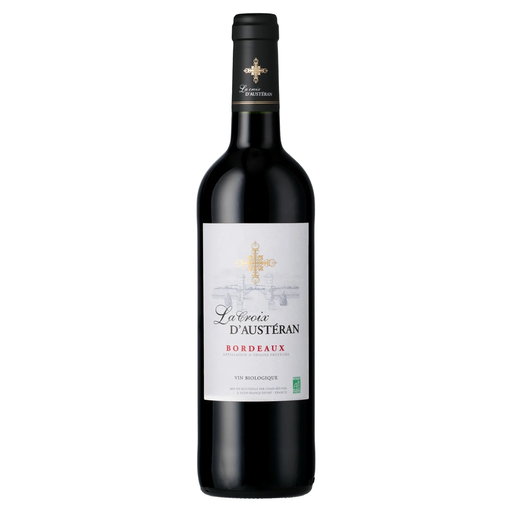 [3180284973591] LA CROIX D'AUSTERAN Vinho tinto A.O.P. Bordeaux BIO 75 cl