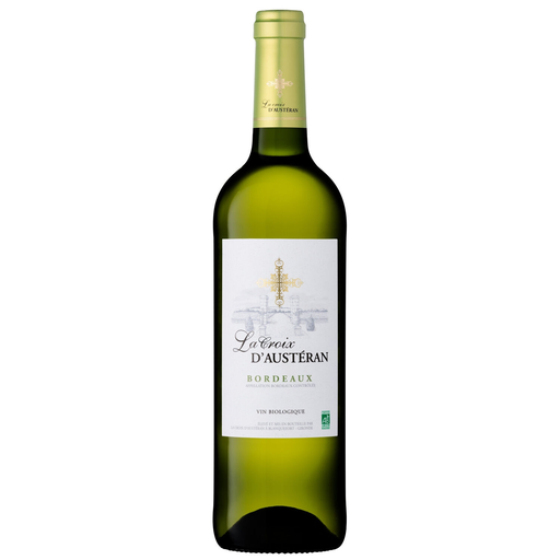 [3180284973621] LA CROIX D'AUSTERAN Vino blanco AOP Burdeos Bio 75 cl