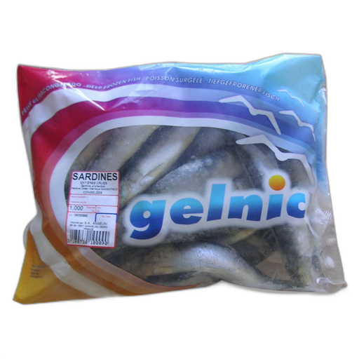 [3180730100090] GELNIC Sardinas enteras crudas 1 kg