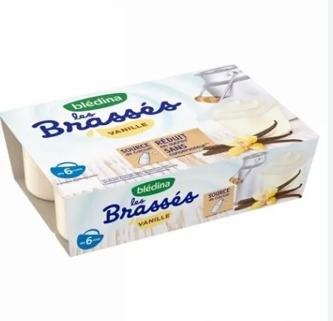 Blédina Mini Lactés Vanille 55G X 6 (Yogurt Bledina Vanille)