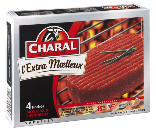 [3181231002043] CHARAL Haché extra moelleux Original 400g