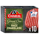 CHARAL Grand cru Hamburguesas de ternera raza charolesa 10x100g