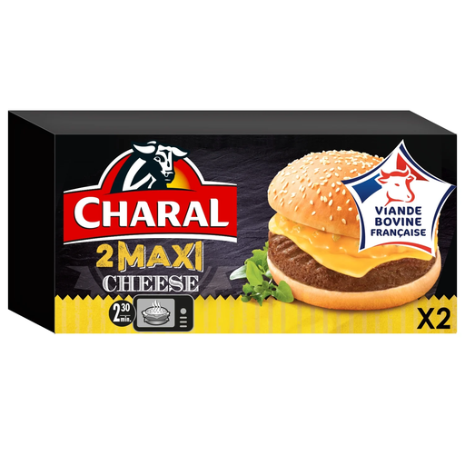 [3181232518789] CHARAL Maxi Cheeseburgers 2 x 235 g