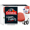 CHARAL Happy Family Hamburguesas de ternera 20 piezas 80 g