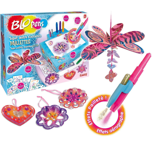 [3181860235393] LANSAY Blopens super centre d'activités paillettes, le jouet