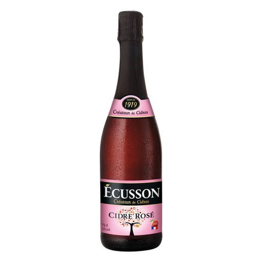 [3182280052577] ECUSSON Cidre rosé 3° 75 cl