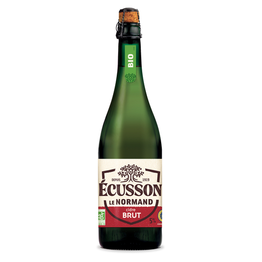 [3182280091811] ECUSSON Cidre brut Généreux bio 0,75 L