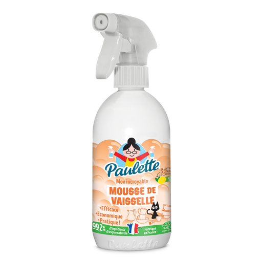 [3183940211334] PAULETTE Espuma para loiça Limão Pepino 500 ml
