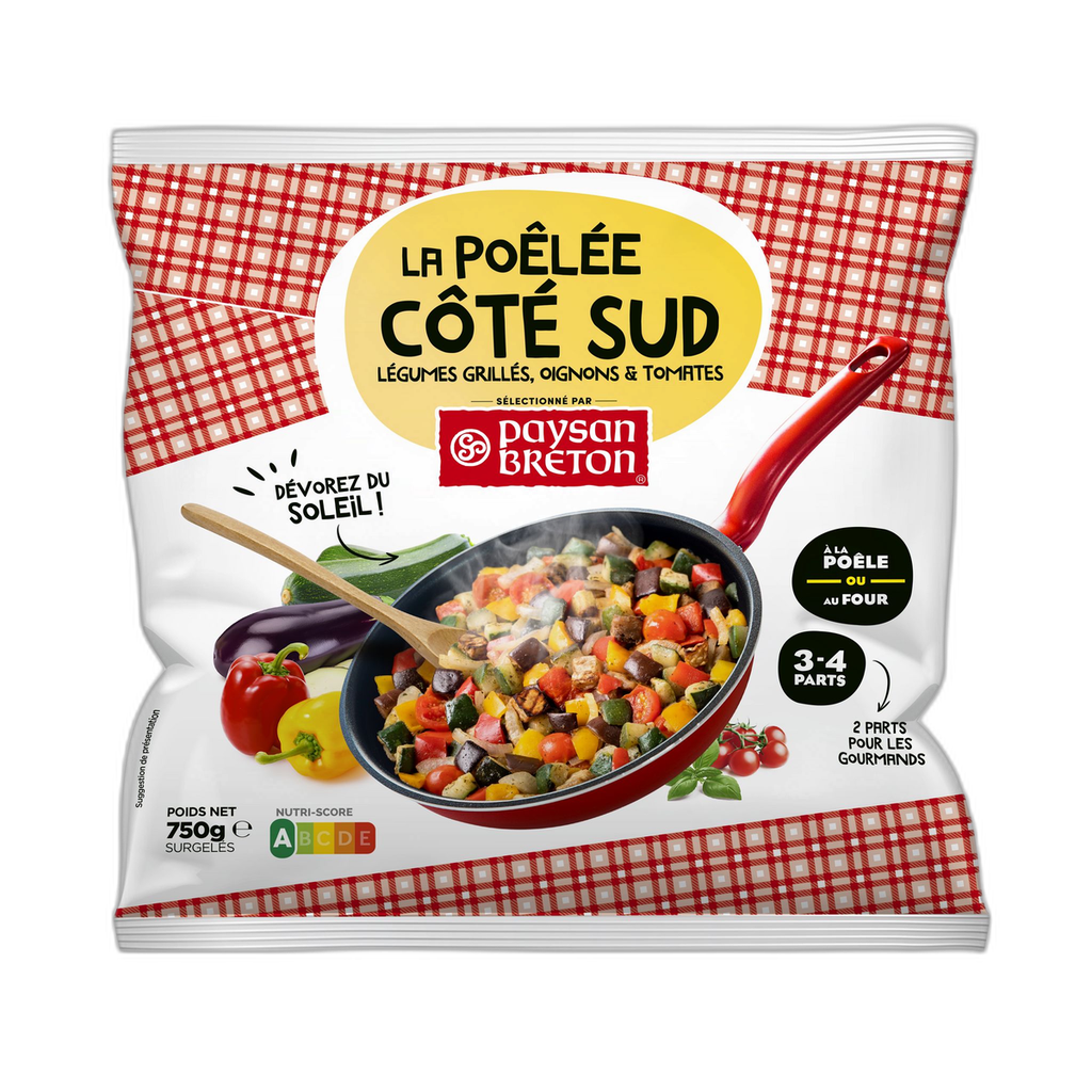 PAYSAN BRETON Poêlée de légumes grillés oignons et tomates 750 g