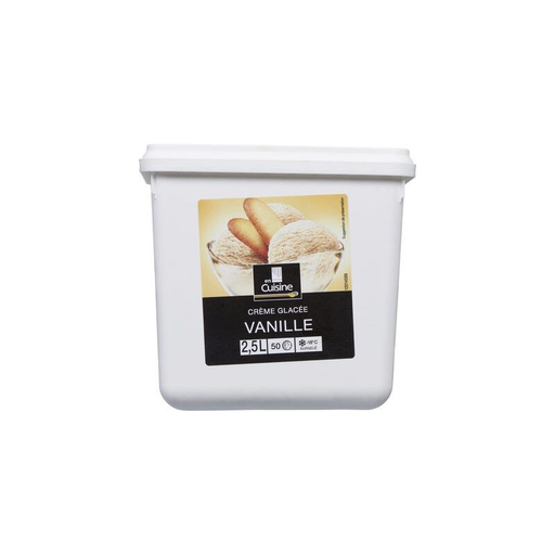 [3184830032657] EN CUISINE Crème Glacée Vanille 1,250 kg