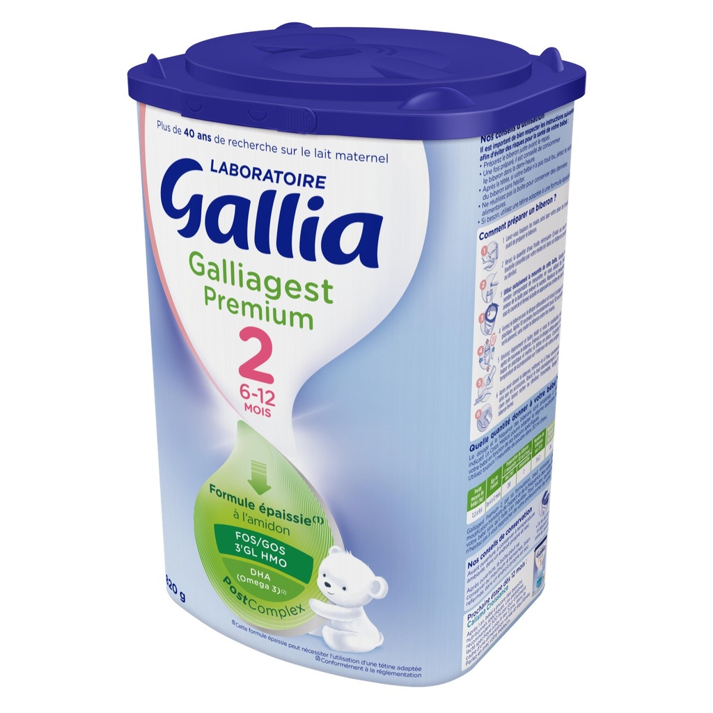 Gallia Galliagest Premium 2Ème Âge De 6 À 12 Mois 820G