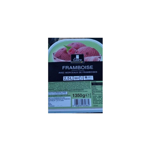 [3184830032862] EN CUISINE Sorbete de Frambuesa 1,35 kg
